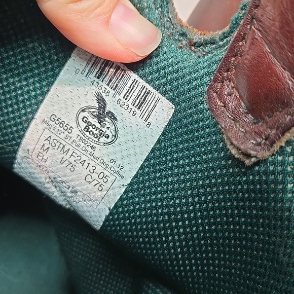 Georgia Boot Men Steel Toe G5655 12\
